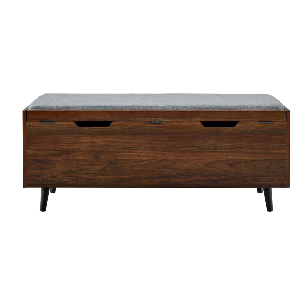 Upholstered Storage Bench V115