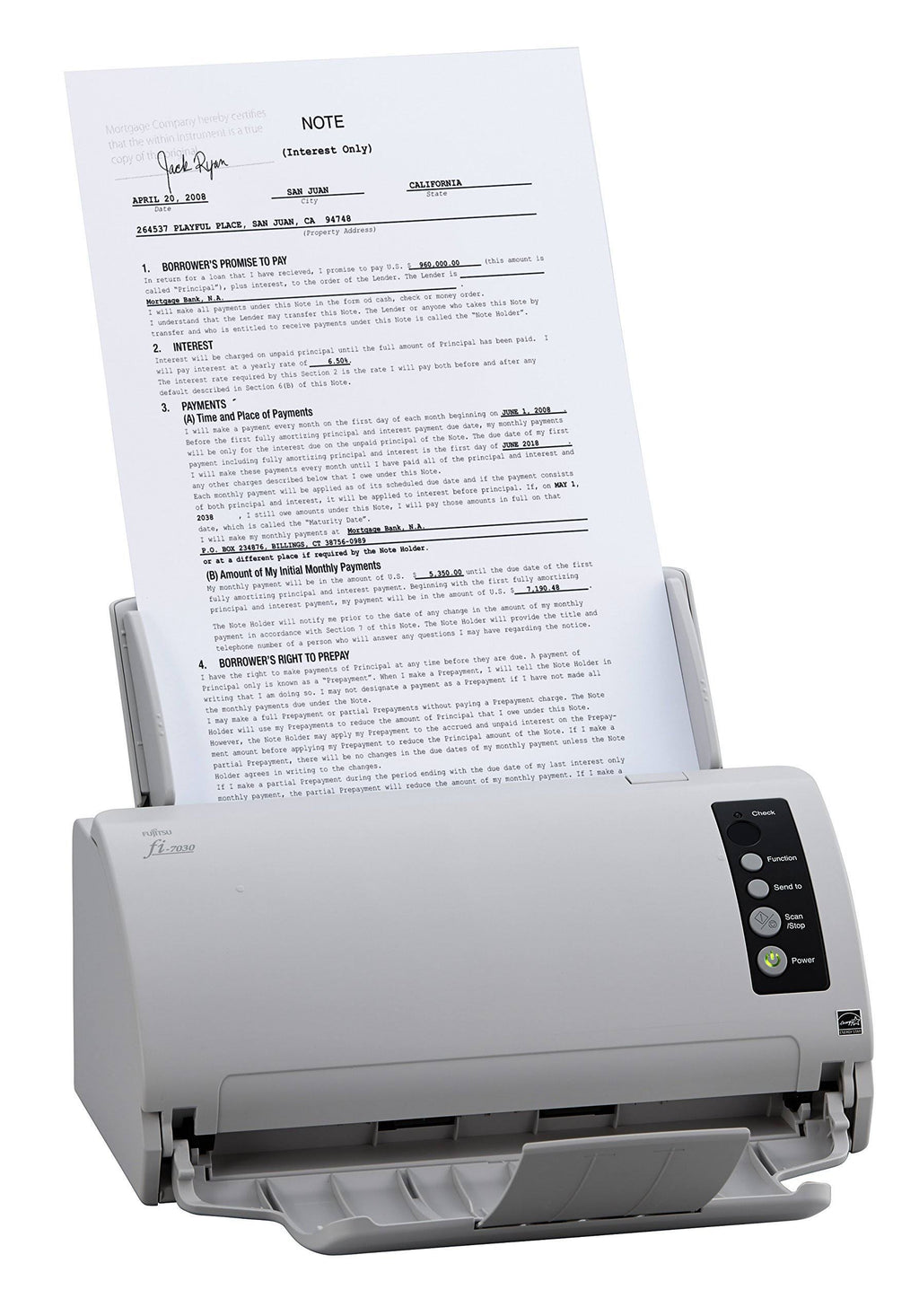 fi-7030 Scanner H9218