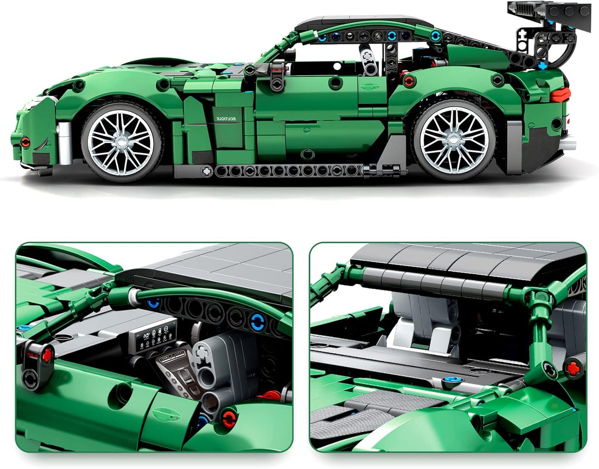 Racing Car Building Block Set 1460 Pieces Pack of 2 N7841