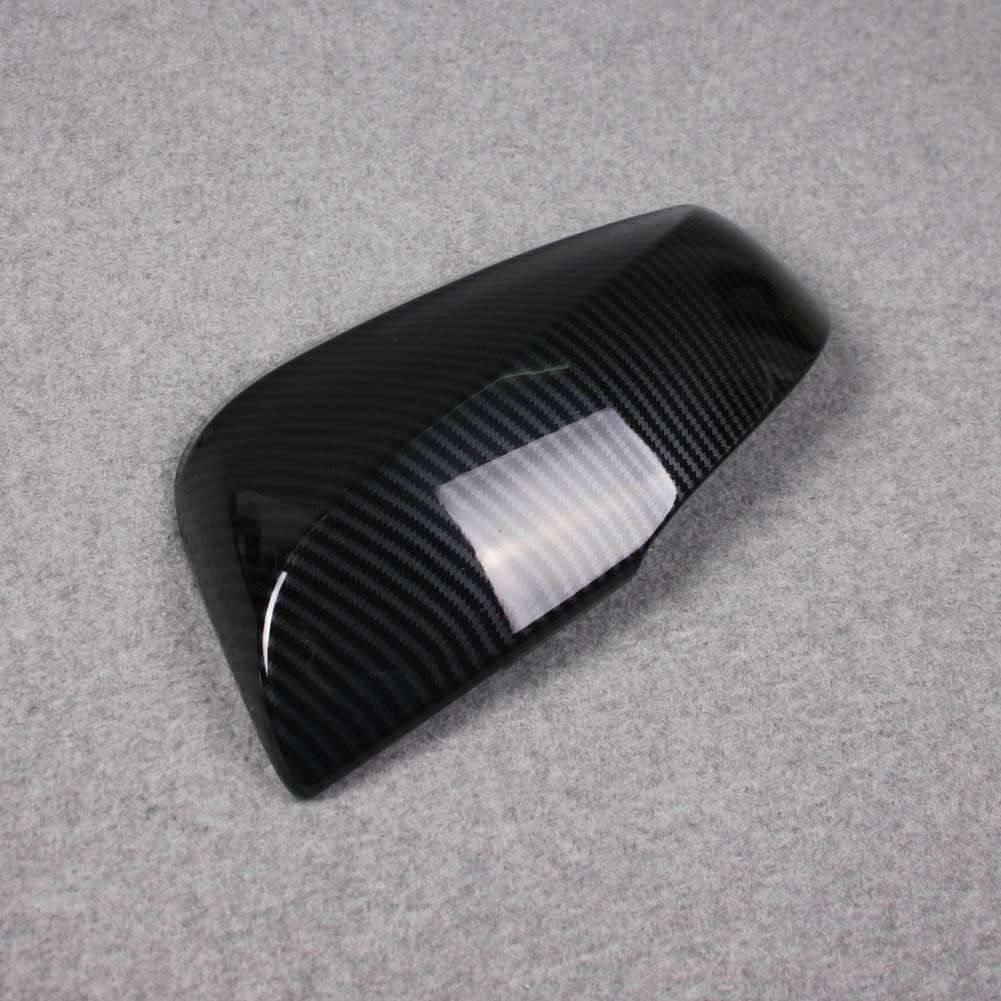 Rear View Mirror Guard Cover Trims ABS Carbon Fiber Pattern X8398