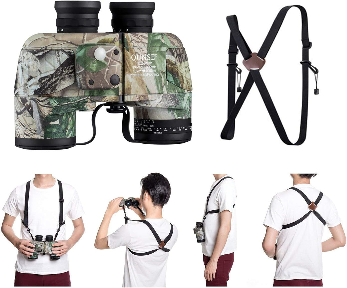 10x50 Camouflage Binoculars with Compass and Rangefinder B12091