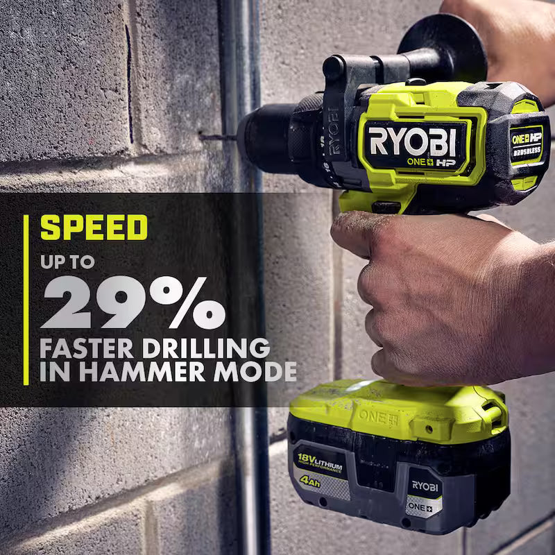 18V Brushless Cordless 1/2 in. Hammer Drill E3796