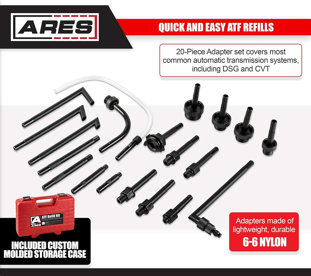 ATF Refill Kit with 6L Manual Pump and 20-Piece Adapter Set L914