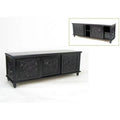 62" TV Stand Console in Ebony R8463