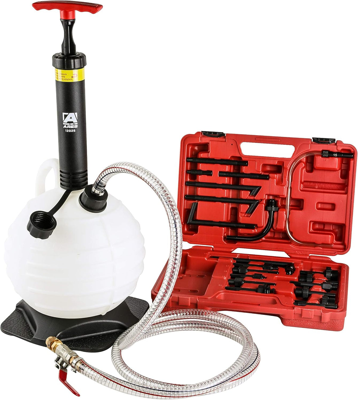 ATF Refill Kit with 6L Manual Pump and 20-Piece Adapter Set L914