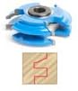 Carbide Tipped 3-Wing Roman Ogee Reversible Stile & Rail 2-29/32 x 1 x Pack of 2 D39397