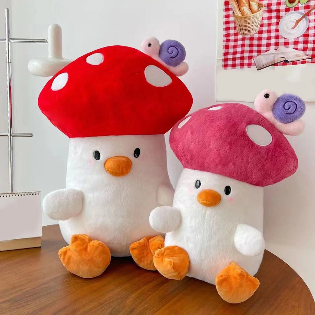 Plush Mushroom Chick Stuffed Animal Toy A77228
