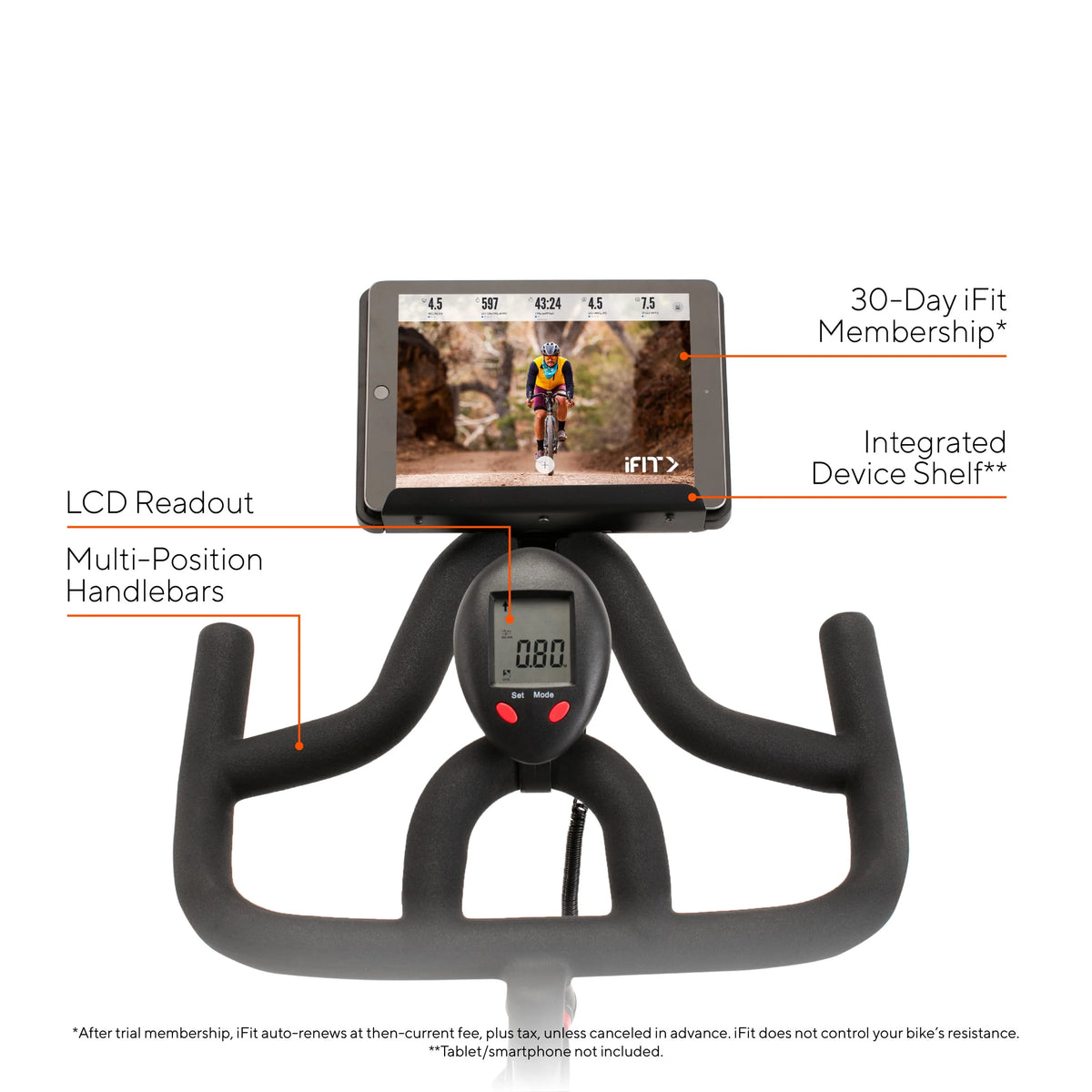 Indoor Cycle with Interchangeable Racing Seat Y66428