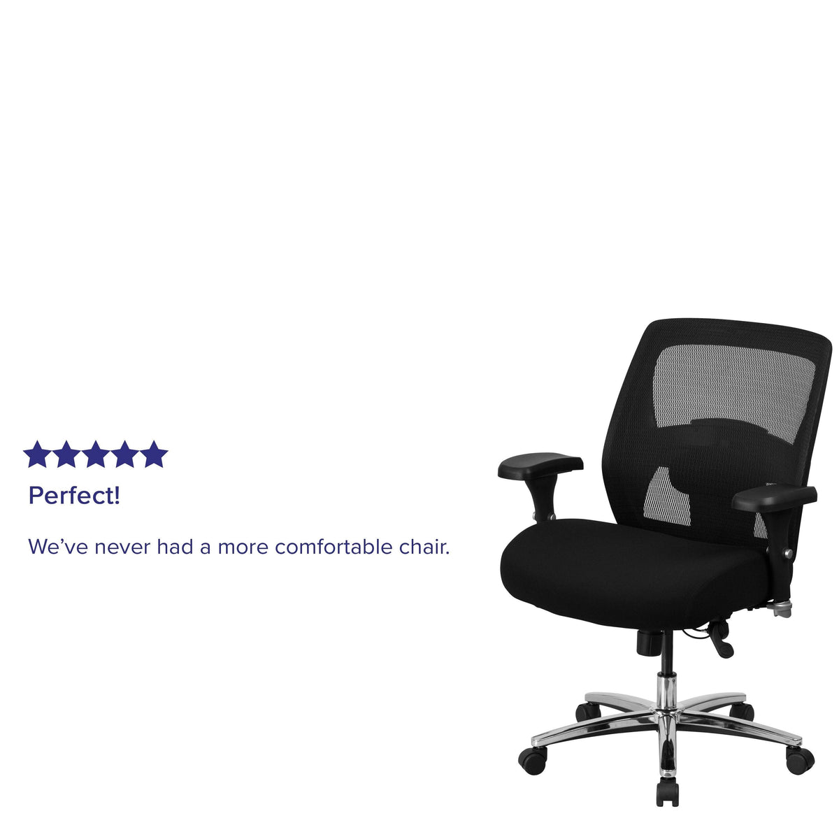 Black Mesh Ergonomic Office Chair T209613