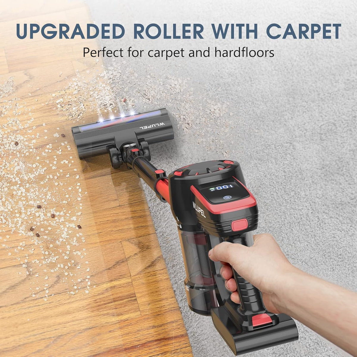 Cordless Stick Vacuum Cleaner, 25KPA, Lightweight Handheld X5141