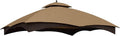 Replacement Canopy Top for 10x12 Gazebo, Beige, Pack of 2 I3542
