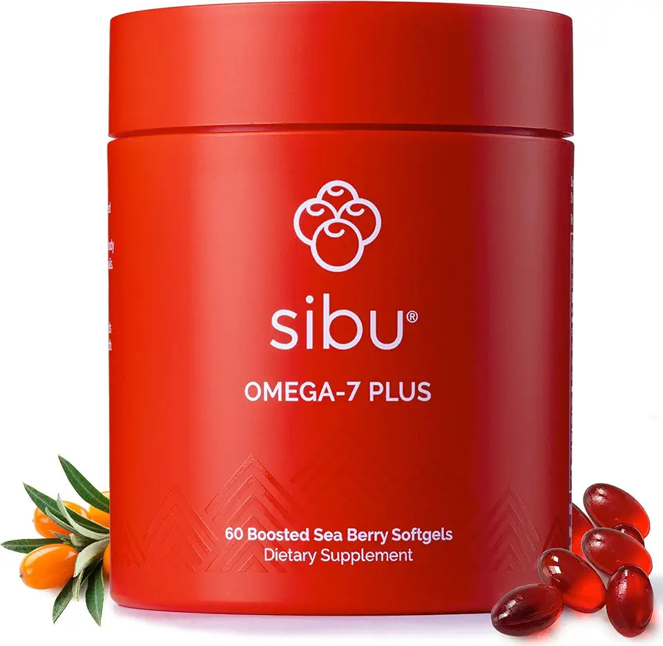 Omega-7 Softgels with Sea Buckthorn Oil and Vitamin D3 & Omega-3 DHA E325