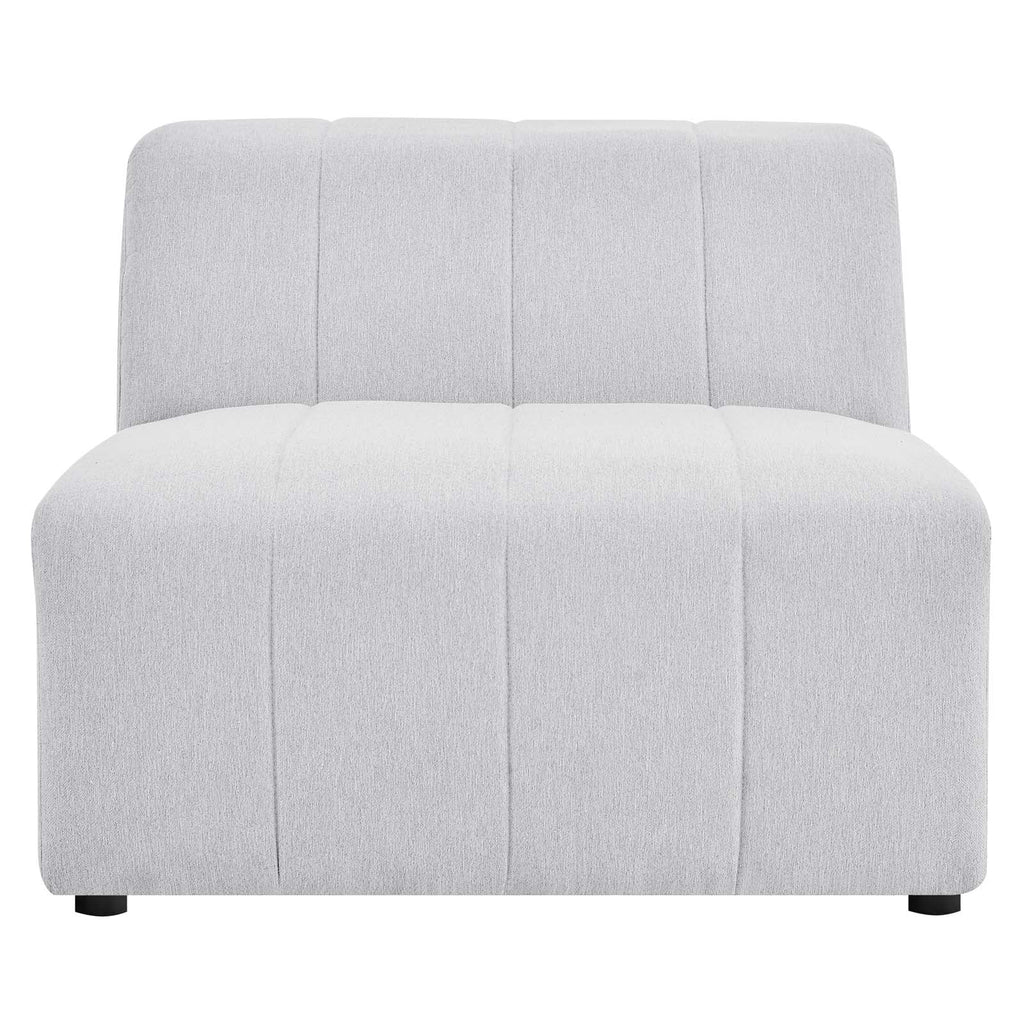 Ivory White Fabric Sofa Chair D573
