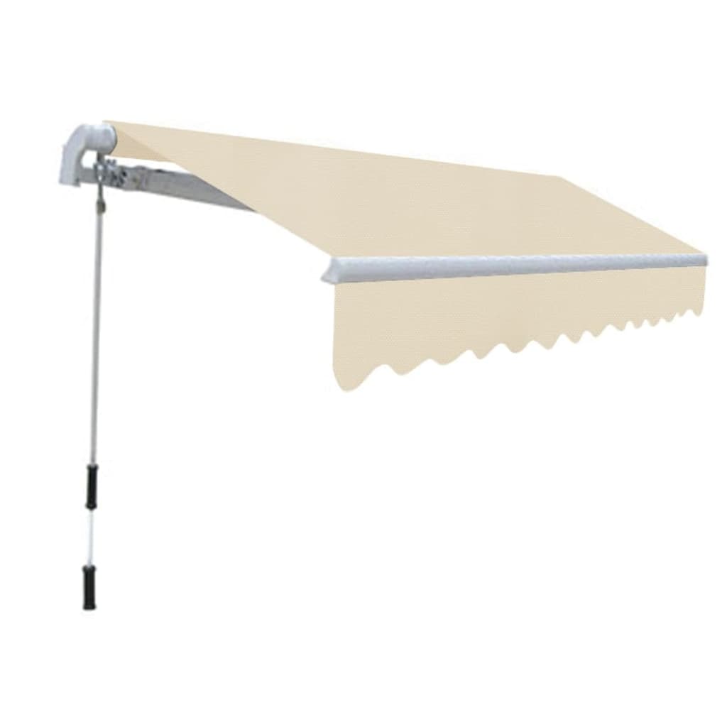 Folding Awning Manual Operated 118.1" Cream Z503