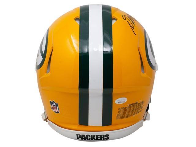 Signed Packers Full Size Speed Authentic Helmet P5789