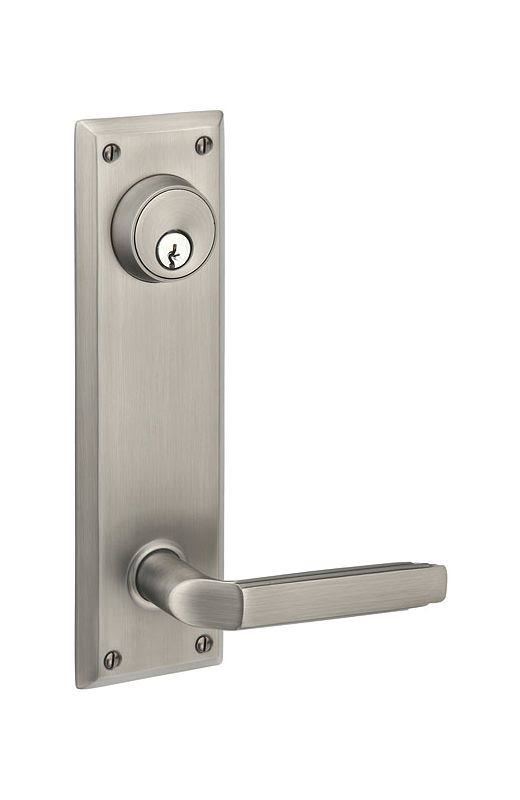 Pewter Single Cylinder Keyed Entry Set A345742