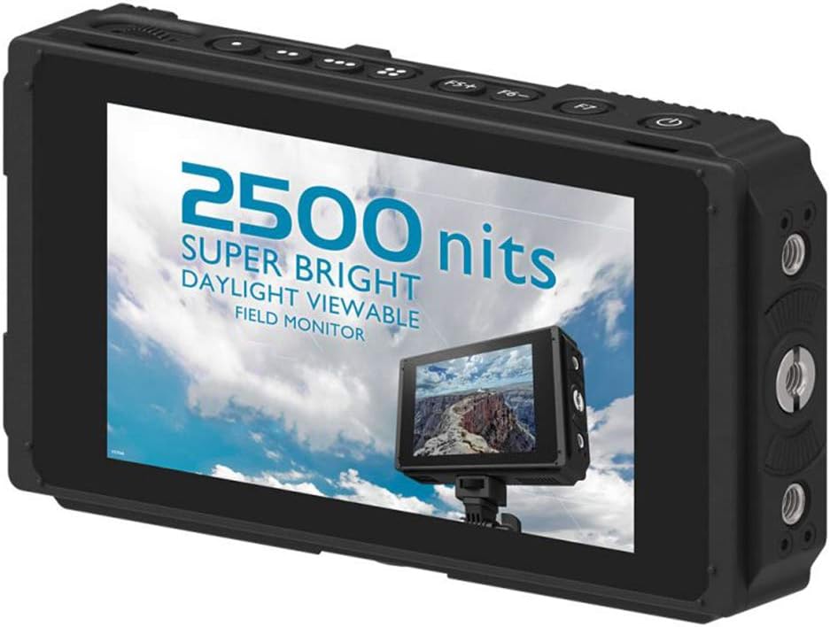 5 Inch IPS DSLR Camera Field Monitor 2000nit Touch Screen with 4K HDMI Input Output M11608