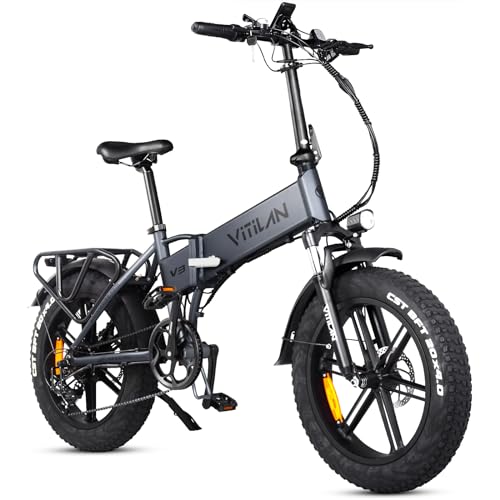 750W 48V 13AH 20” x 4.0" Folding Fat Tire Electric Bike K138339