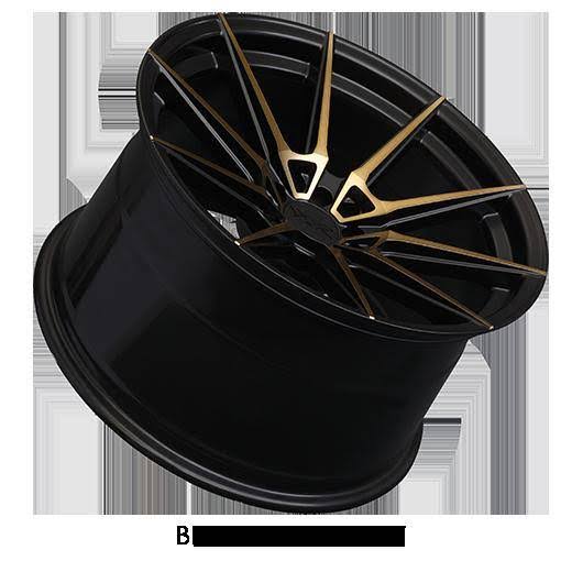 Bronze u0026 Black Wheel B337