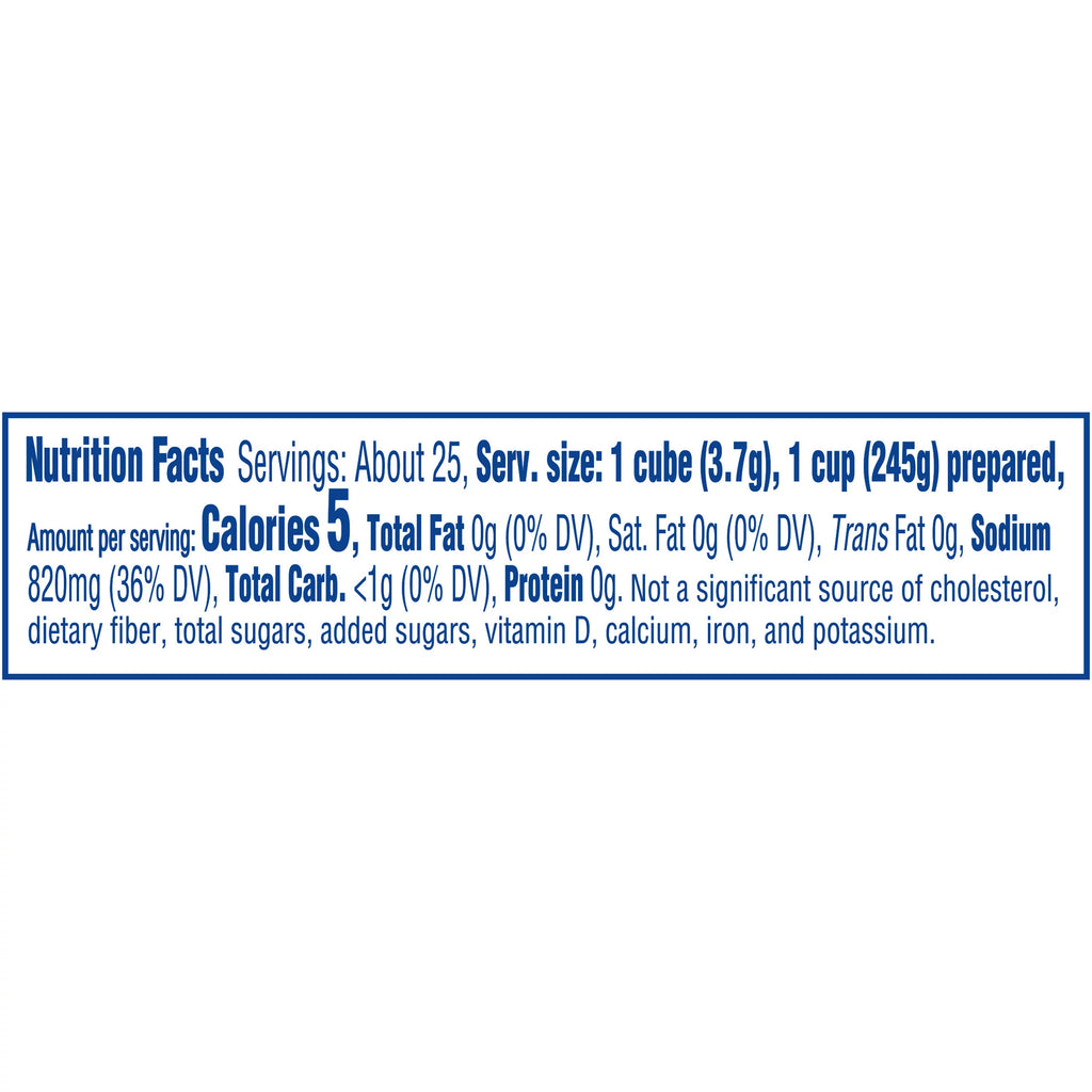 Chicken Instant Bouillon Cubes, 3.25 oz (3-Pack) Y2460