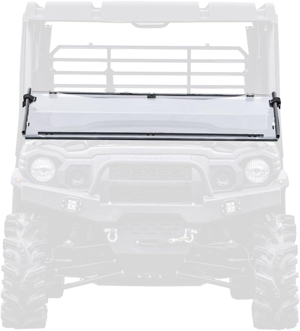 Heavy Duty Scratch Resistant Flip Down Windshield A9064