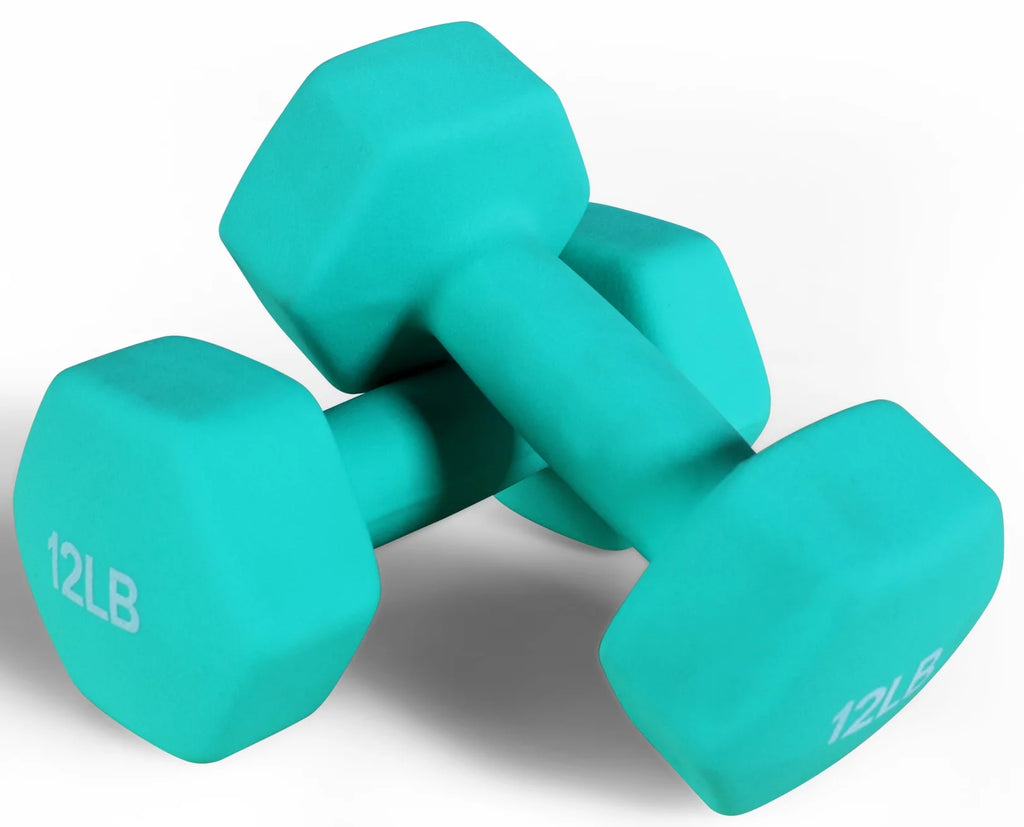 1 lbs Pair Vinyl Coated Dumbbells B4798