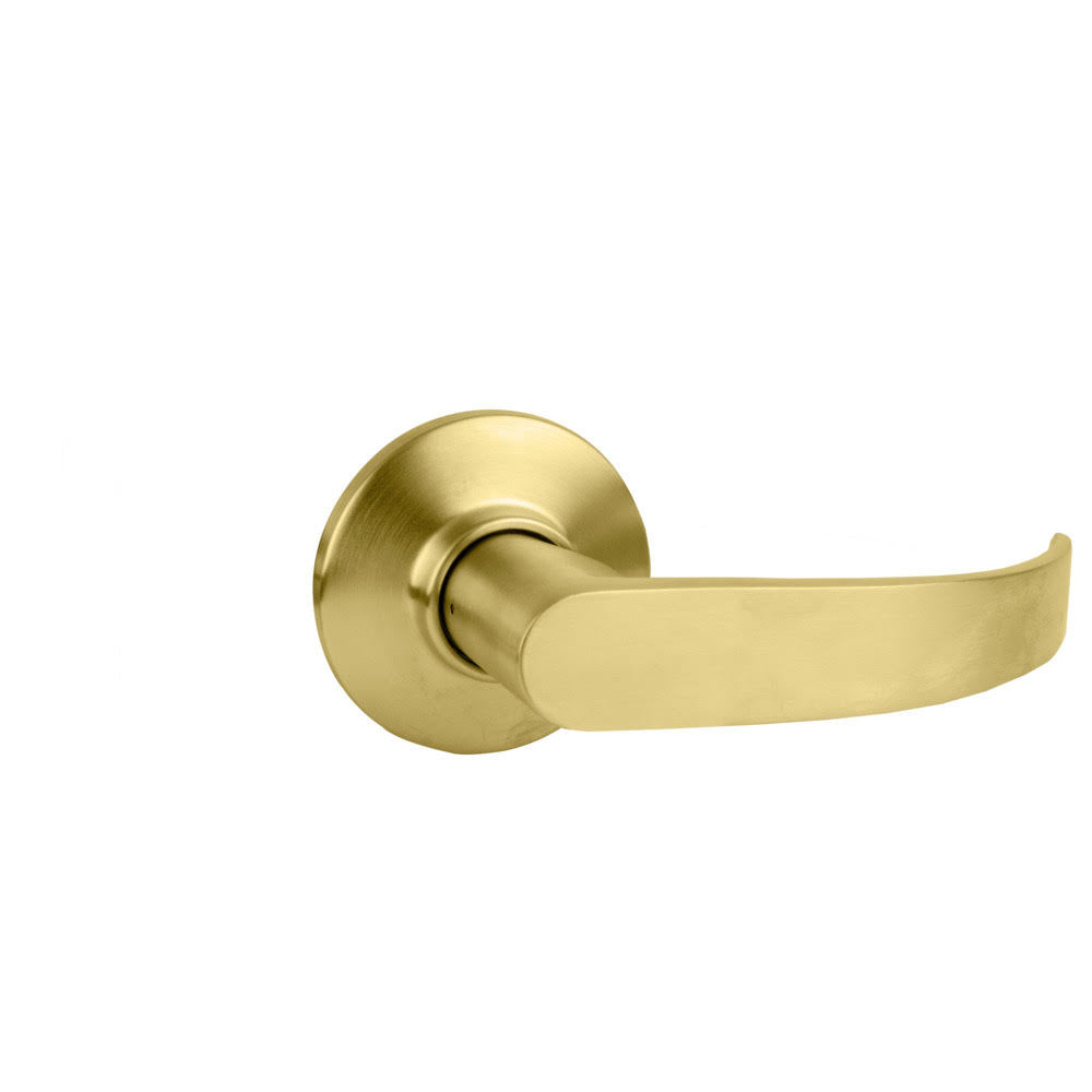 Satin Brass Single Dummy Door Lever I6788