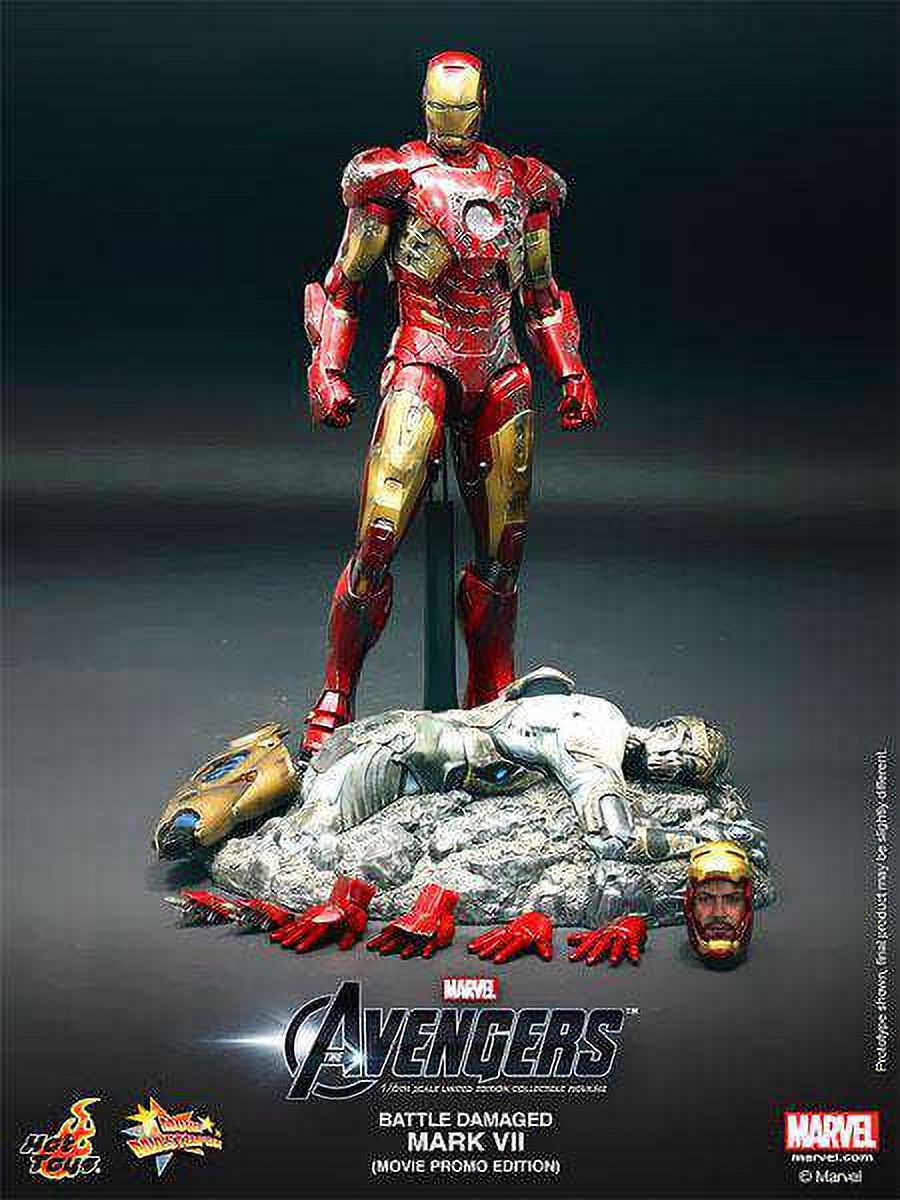 Battle Damaged Iron Man Collectible Figure G13116