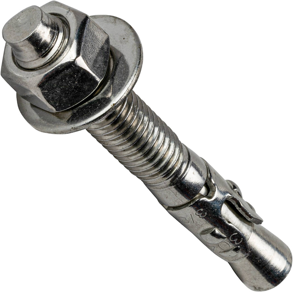 5/8x22 x 7x22 Stainless Steel 316 Wedge Anchors Qty 25 W97902