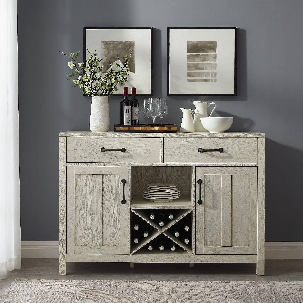 2 Drawer Wine Rack Sideboard T789298