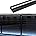 6.6ft Black Aluminum Cable Railing Handrail M557785