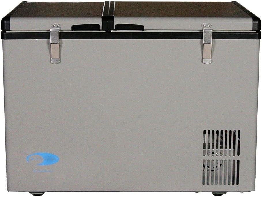 85 Quart Portable Fridge Freezer Gray I6293