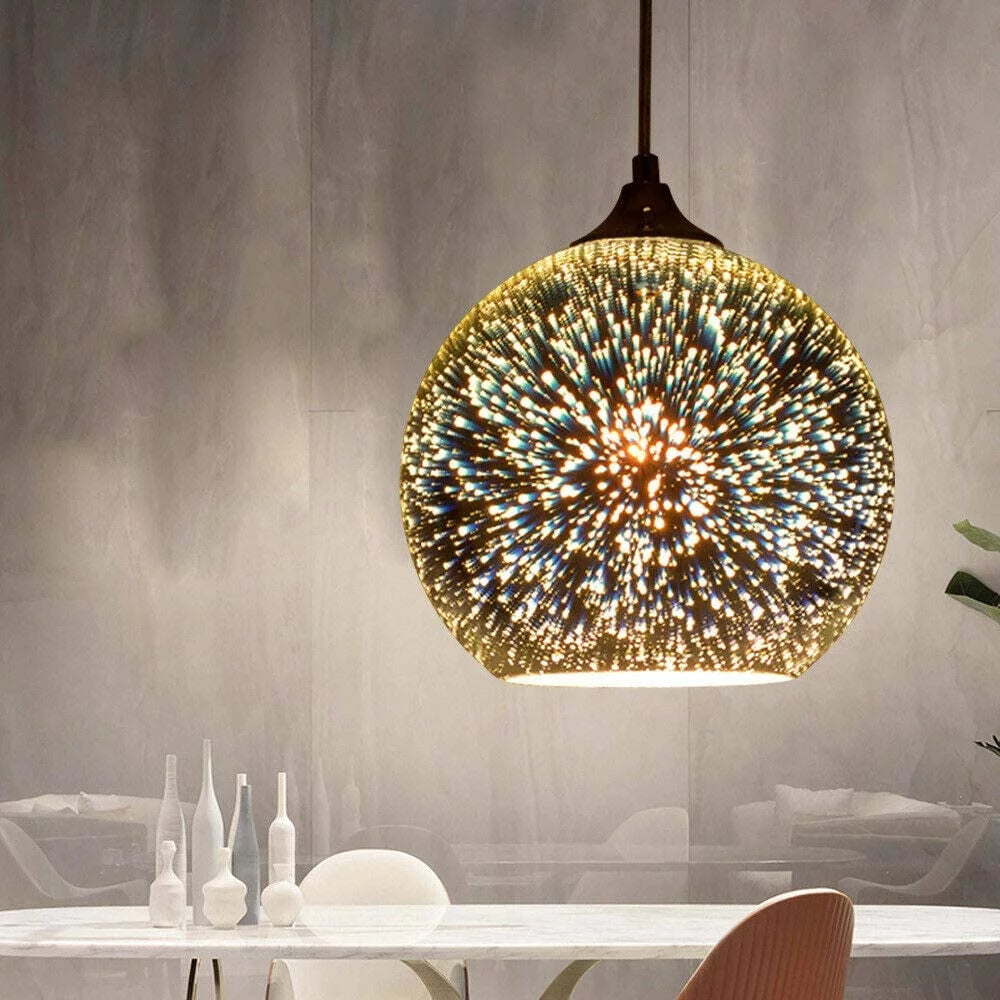 3D Art Ball Pendant Light Glass Chandelier A88088