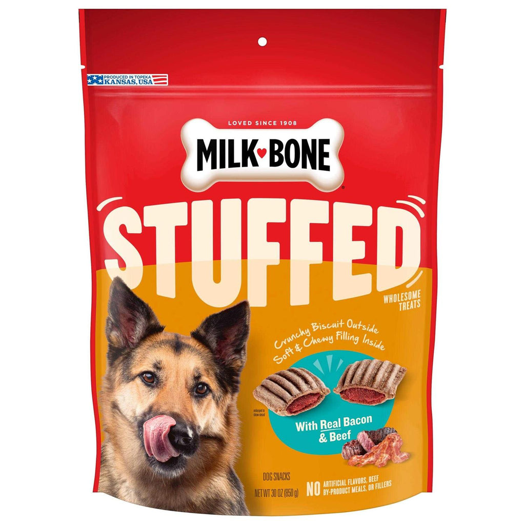 Stuffed Dog Treats Bacon & Beef U8995