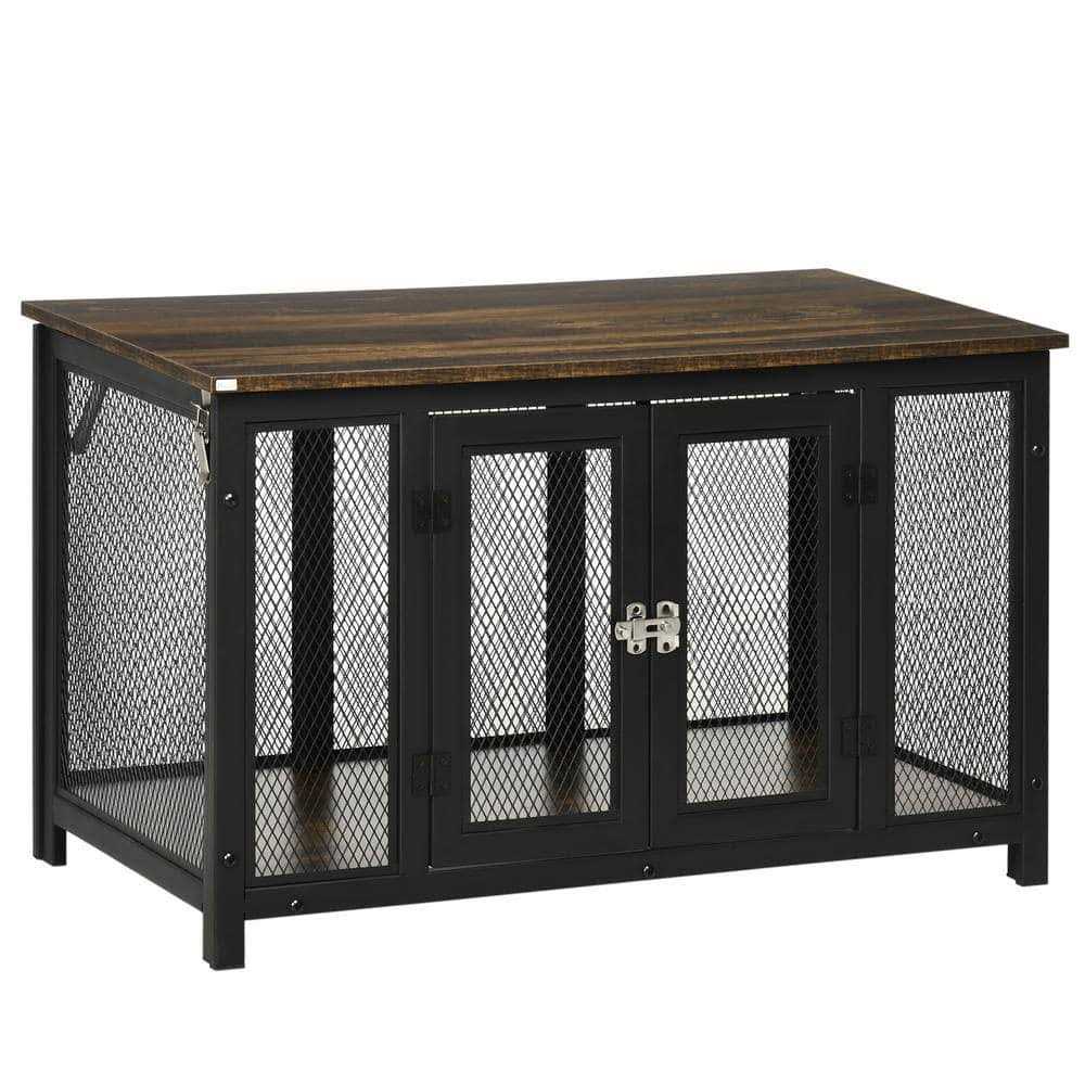 Furniture Style Dog Crate with Openable Top Y75816
