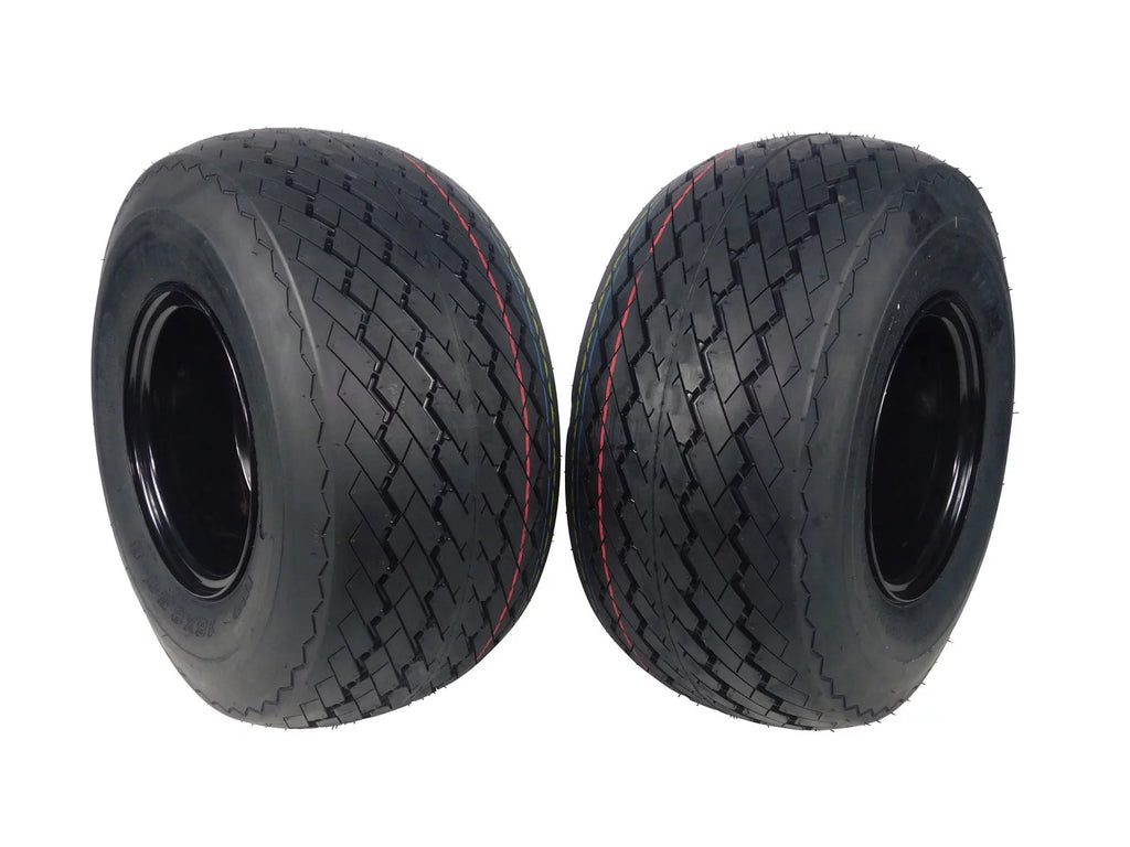 18x8.5-8 4 Ply Golf Cart Tire & Wheel Combo 2 Pack H37686