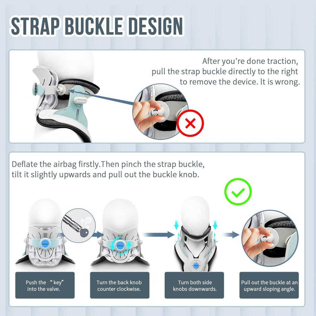 Cervical Traction Device with 3 Power Traction and 8 Built-in Airbag K4073