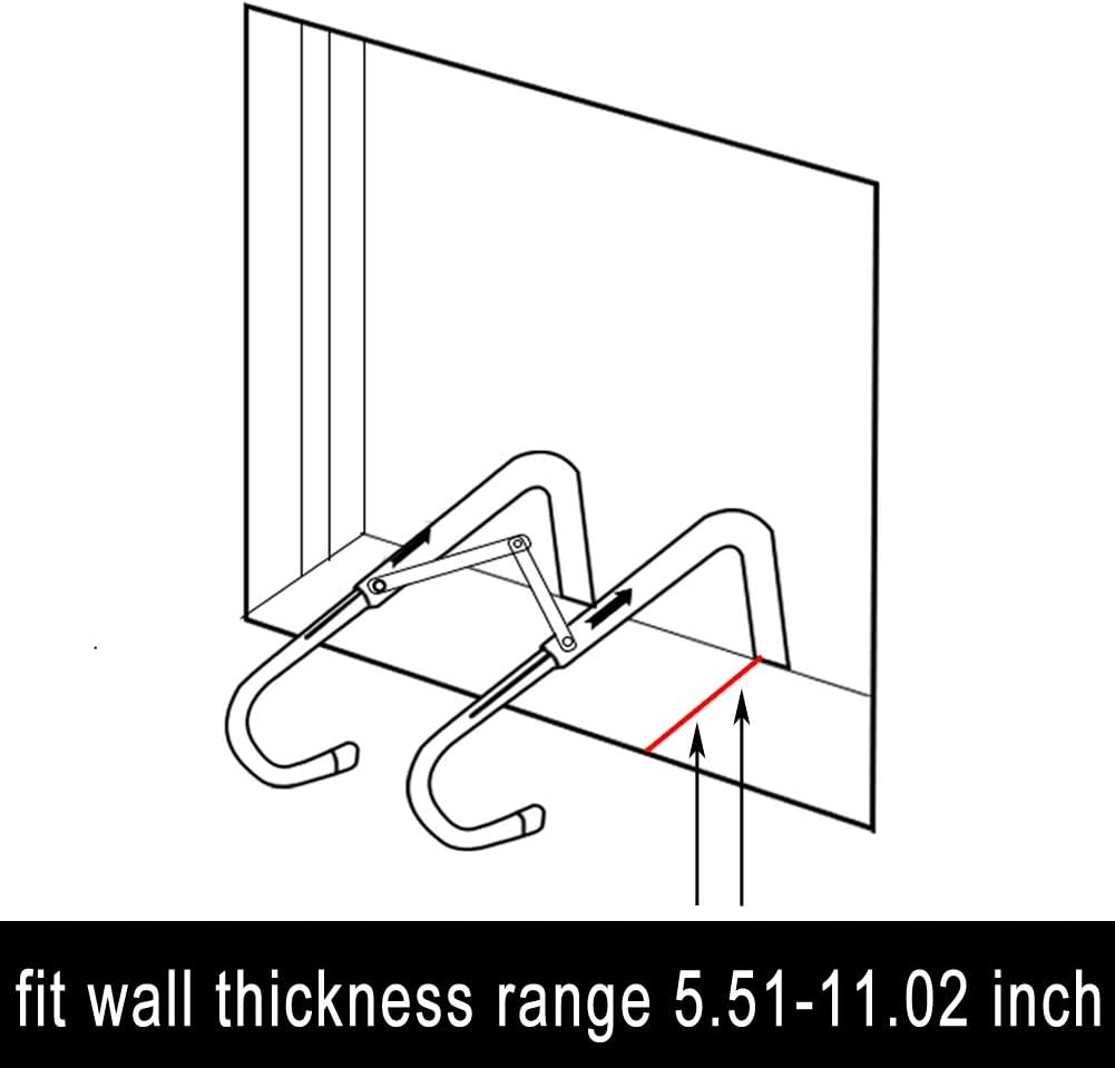 15 Foot 2 Story Emergency Escape Ladder with Wide Steps M956