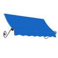 10.375 ft Fixed Awning Acrylic Fabric, Bright Blue V93393