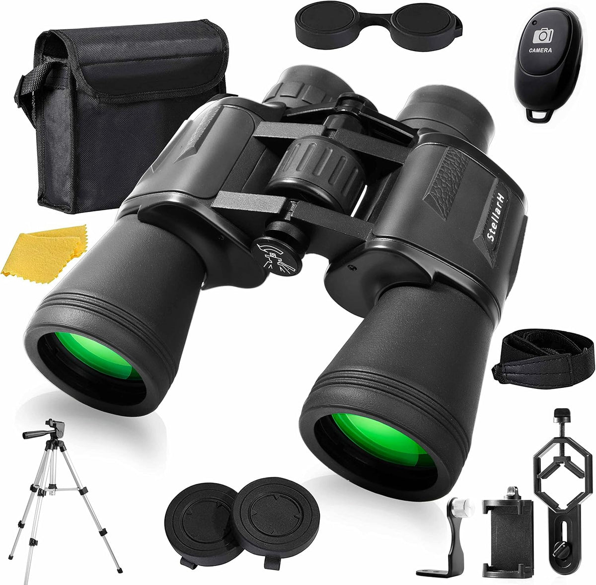 12x50 HD Full Size Binoculars with Photography Kit J682074
