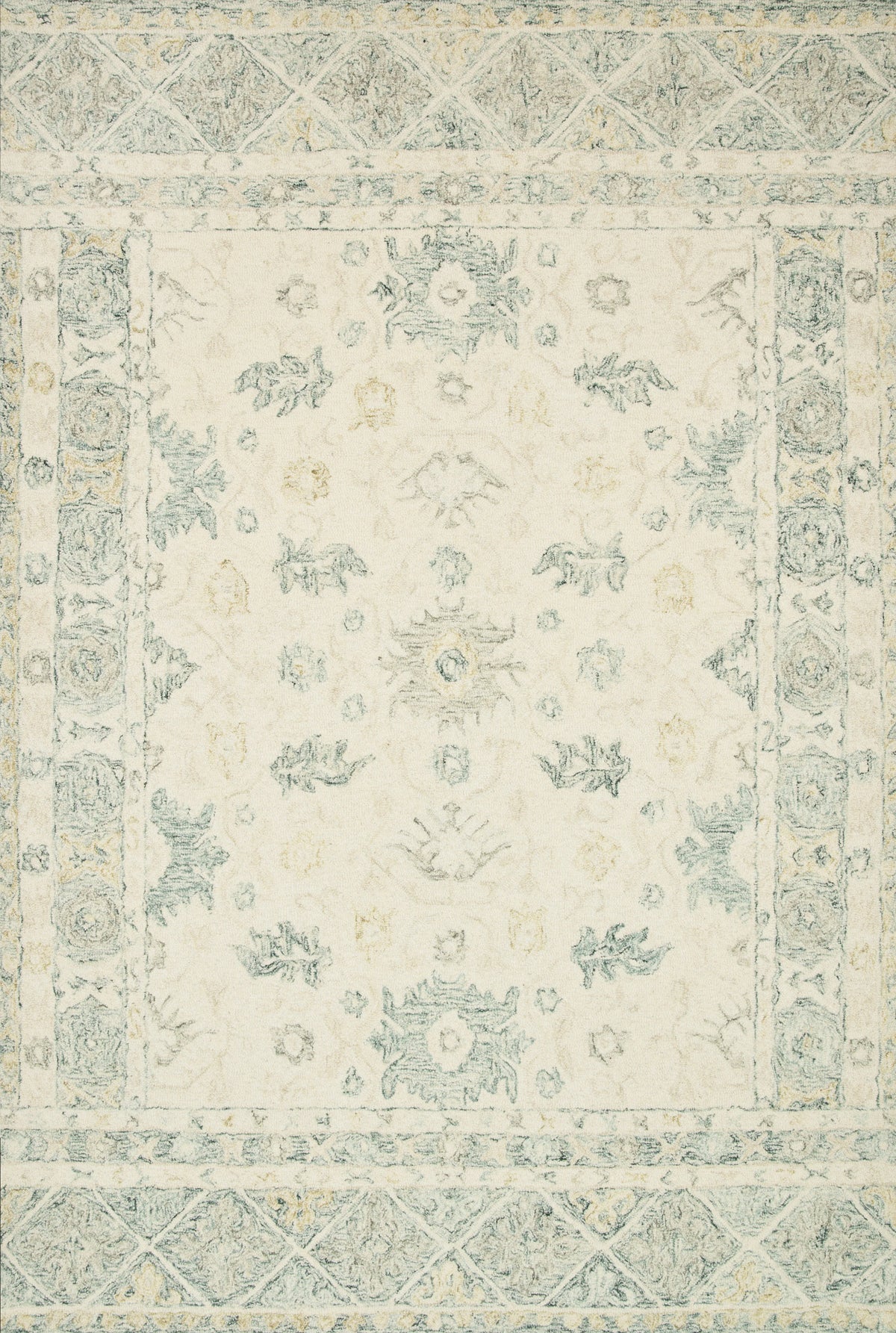 Ivory Slate 9'3 x 13' Rug R942501