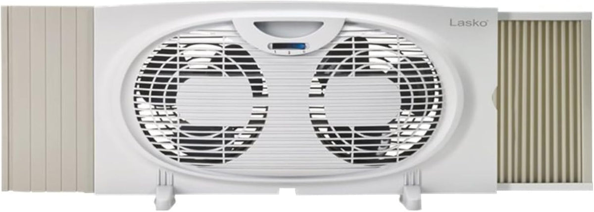 White Twin Window Fan A612116