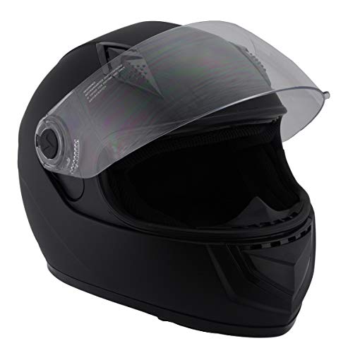 Matte Black Full Face Helmet E9933
