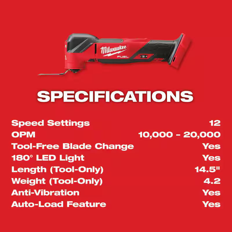 18V Cordless Brushless Oscillating Multi-Tool N701020