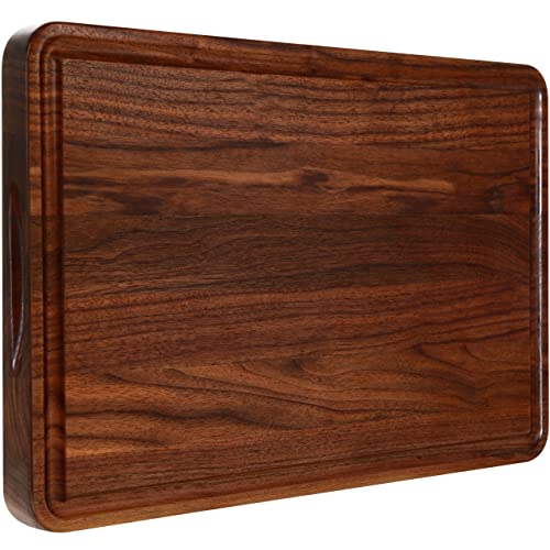 Extra Large Walnut Wood End Grain Cutting Board 24x18x2 In M11423