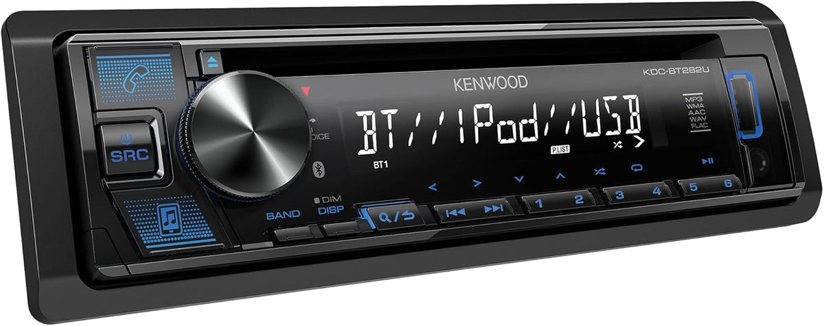 Single Din Bluetooth CD Car Stereo with Detachable Face V32751