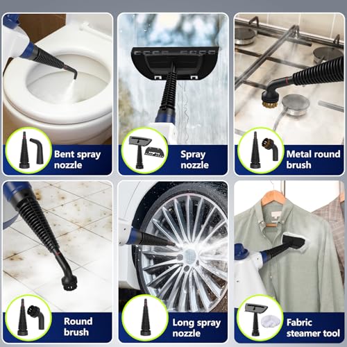 Pressurized Handheld Steam Cleaner with 12pcs Accessories V803112