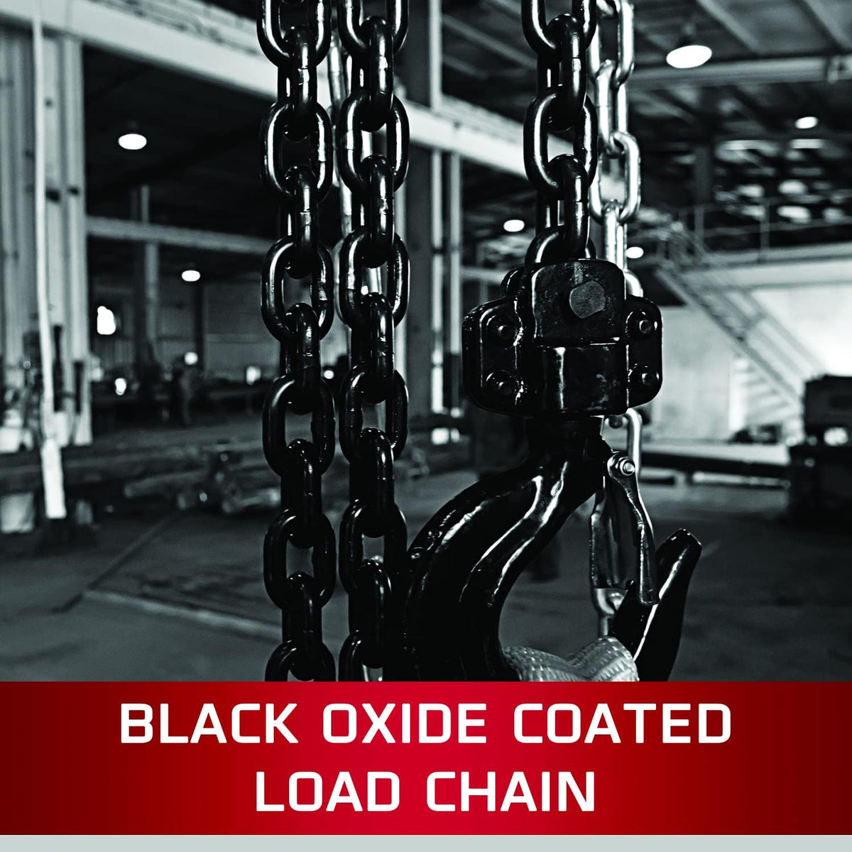 1/2-Ton Chain Hoist with 5' Lift D55501