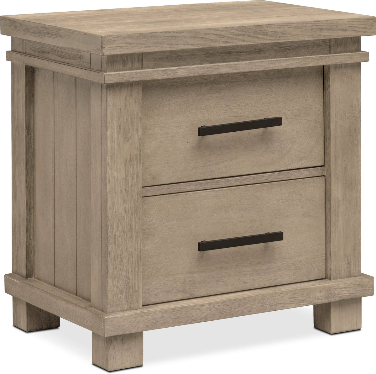 Gray Nightstand L35589
