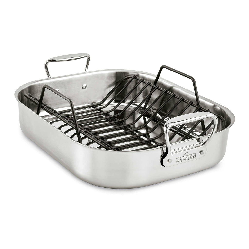 Large Stainless Steel Roaster with Rack R428